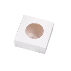 Kraft Paper Window Lunch Packaging Gift Boxes with Clear Window for Food, Candy, and Gifts