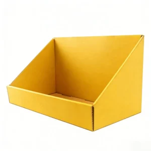 Kraft Reusable Eco-Friendly Heavy-Duty Custom Corrugated Cardboard Countertop Display Box for Retail Shops