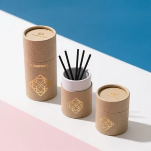 Kraft Round Packaging Box Paper Tube for Reed Diffuser Bottles
