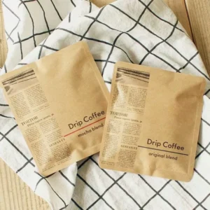 Kraft Sealed Paper Bag Coffee Packaging Portable Coffee Filter Set Drip Coffee Filter Hanging Ear Bag