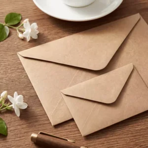 Kraft paper envelope set multicolor retro envelope love letter greeting card handwritten stationery