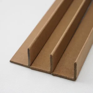 L-Shaped Brown Kraft Paper Edge Protector High Strength Corner Guard for Carton and Container Shipment