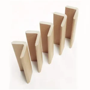 L Shaped Kraft Paper Angle Edge Protector Shipping Wood Based Packaging Cushioning Material Pressure Sensitive Corner Protector