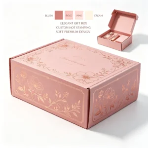 Laminated Recyclable Biodegradable Cardboard Rigid Paper Box for Shipping