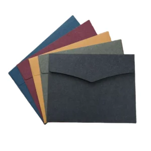 Large Business Envelope for Invitation Cards Thickened C5 Solid Color Inner Paper