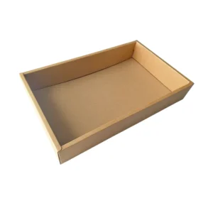 Large Corrugated Cardboard Folding Paper Tray for Packaging and Display, Custom Size