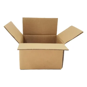 Large Corrugated Cardboard Shipping Box with Flat Packaging and Screen Printing