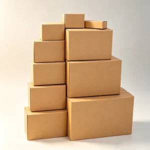 Large Custom Recyclable Corrugated Cardboard Cargo Shipping and Moving Boxes