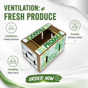 Large Eco-Friendly Corrugated Paper Shipping Cardboard Cartons
