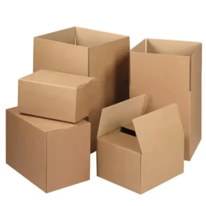Large Foldable Double-Wall Corrugated Kraft Paper Carton for Moving
