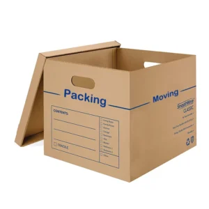 Large Logo Cardboard Moving Boxes for Books and Moving Companies