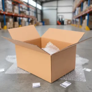 Large Moving Folder Shipping Carton with Handle, Recyclable Corrugated Board, and UV Printing