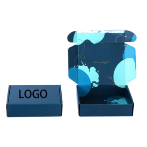 Large Self-Erecting Recycled Cardboard Moving Boxes with Custom Logo and Glossy Lamination Shipping Mailer Box