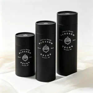Large Size Cardboard Cylinder Canister Fabric Roll Textile Sample Apparel Material T-shirt Towel Lingerie Packaging Paper Tube
