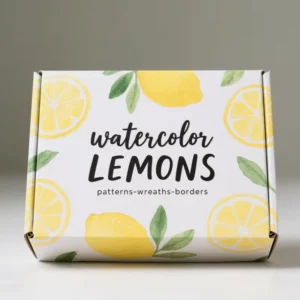 Lemon Fruit Colorful Printed Corrugated Cardboard Mailer Box