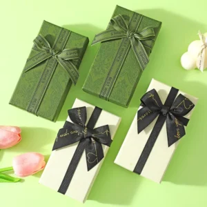 Lid and Base Rigid Cardboard Paper Box with Foam for Cosmetics