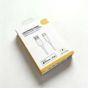 Lightning Type-C USB-A to Lightning Charger Cable Packaging Box