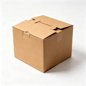 Lightweight Brown Corrugated Mailer Shipping Box, Flat-Packed Eco Kraft Postal Carton for E-Commerce Packaging