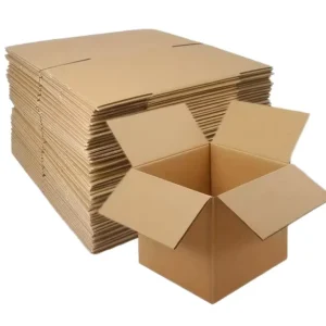 Lightweight Brown Portable Corrugated Shipping Box for Small Parcel Delivery
