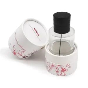 Luxury Cardboard Paper Tube Packaging Box for Cosmetic Essential Oil Skincare Tea Aroma Fragrance Perfume Mascara Cylinder Style