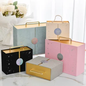 Luxury Cardboard Paper Wedding Gift Box, Cosmetic Paper Box Packaging for Jewellery, Eyeshadow, and Christmas Gifts
