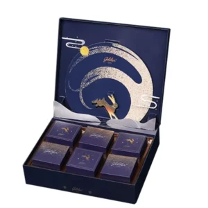 Luxury Custom-Design Printed Rigid Cardboard Paper Mooncake Packaging Box for Chocolate Food Packaging
