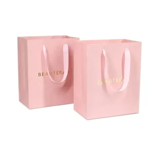 Luxury Custom Logo Printed Packaging Paperbag Sac Cadeaux Cadeau Kraft Gift Shopping Paper Bags With Handle for Boutique