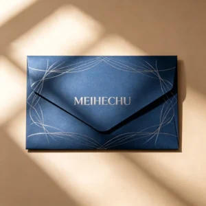 Luxury Eco Custom Logo Envelopes Hot Foil Recyclable Kraft Paper Envelopes Embossed/Debossed Finish for Small Business