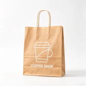 Luxury Eco-Friendly Biodegradable Kraft Paper Shopping Bags Custom CMYK Printing Cotton Rope Handles for Garment Shoe Store