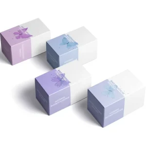 Luxury Embossed Folding Cosmetic Paper Box Custom Print Packaging Carton for Face Cream Essential Oil