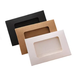 Luxury Gift Packaging Kraft Paper Window Envelopes Wedding Invitation Envelope for Postcard Gift Greeting Card