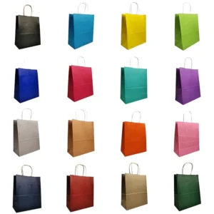 Luxury Paper Shopping Bag with Handles Personalized Custom Paper Bags for Dresses and High End Gift Stores