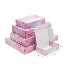 M-B02 Customized Kraft Paper Gift Box with Color Printing