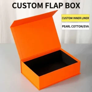 Magnetic Book-Style Paper Gift Box for Birthday and Party Favors Empty No Lining
