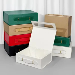 Magnetic Folding Flip-Top Paper Gift Storage Box