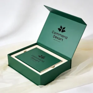 Magnetic Lid Rigid Box Custom UV Printed Packaging For Wine Perfume Jewelry Souvenirs And Books