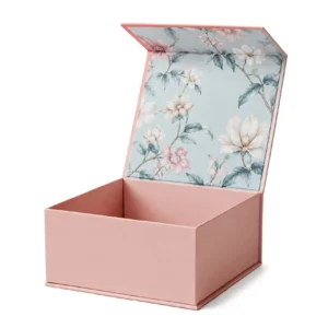 Magnetic Rigid Cardboard Book-Style Packaging Box, Custom Printed, for Holiday Gifts, Cosmetics, and Fragrance