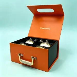 Magnetic Rigid Folding Gift Paper Box with Custom Insert