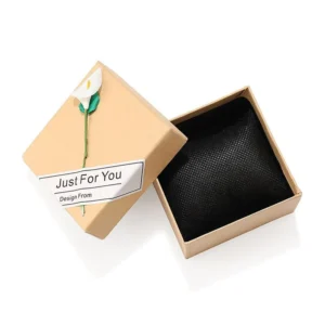 Magnetic Rigid Paper Box Custom UV Logo Kraft Cardboard Carton Sponge Liner Jewelry Watch Cosmetic Packaging