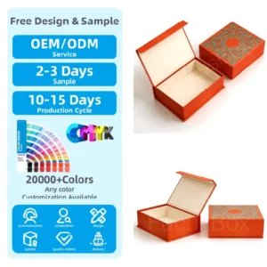 Magnetic Rigid Paperboard Gift Box for Fashion Accessories and Cosmetics, Storage Case