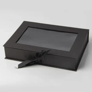 Magnetic Window Cardboard Gift Boxes for Flowers