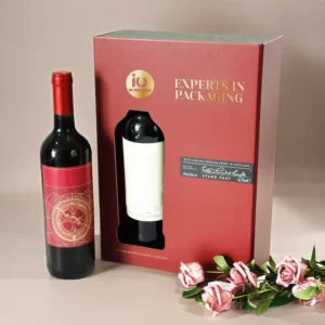 Magnetic Wine Packaging Box Cardboard Box for Wine Bottles Shipping Cosmetics Gifts Tea