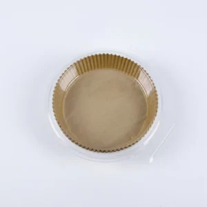 Manufacturer 120-Piece Waterproof Food-Grade Silicone-Coated Disposable Virgin Wood Pulp Paper Liners for Air Fryers