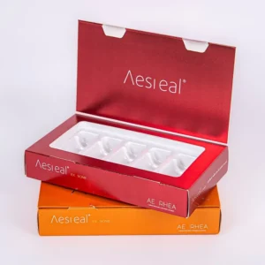 Manufacturer Custom Foldable Cosmetic Paper Box with Gold Foil Stamping and Inner Insert