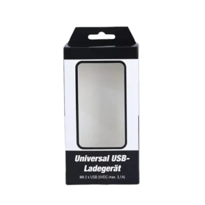 Manufacturer Custom Logo Folding Paper Box with Window for Electronic Products