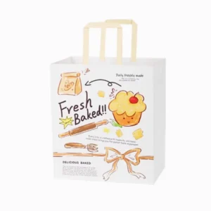 Manufacturer Custom Printed Recycled Brown Kraft Shopping Paper Bag with Flat Handles
