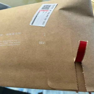 Manufacturer In-Stock Custom-Thickness Eco-Friendly Kraft Paper Courier Bags for T-Shirts and Jeans, Offset-Printed Logo