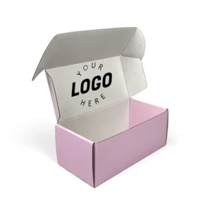 Manufacturer Pink Custom Corrugated Paper Folding Shipping Boxes for Gift, Clothing, and Beauty Product Packaging