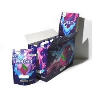 Manufacturer Retail Paper Shelf Display Packaging Box with Easy-Tear Design, 400g Cardboard