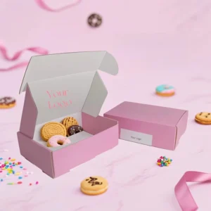 Manufacturer Sales Product Packaging Rigid Box Cookie Bread Pizza Food Grade Corrugated Board Shipping Paper Boxes